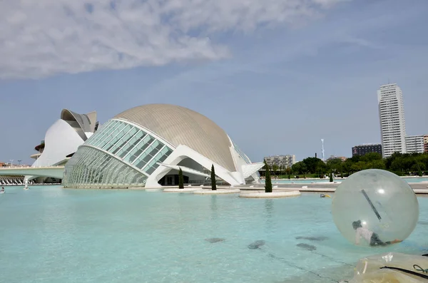 Stad För Konst Och Vetenskap Valencia — Stockfoto