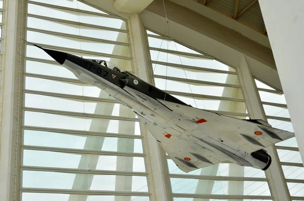Replika Stíhacího Letadla Science Museum Valencii — Stock fotografie