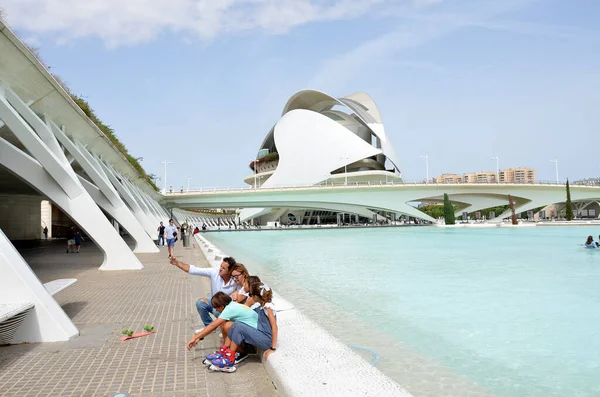 Stad För Konst Och Vetenskap Valencia — Stockfoto