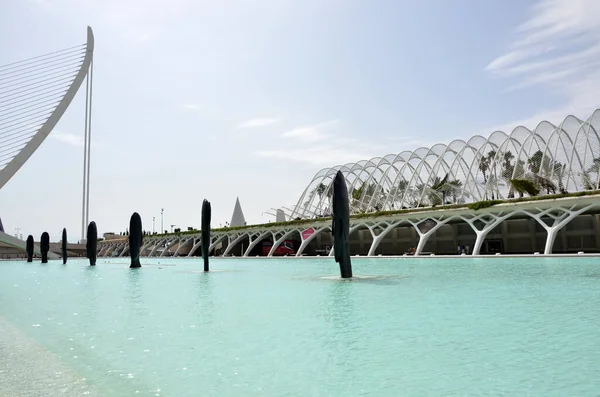 Stad För Konst Och Vetenskap Valencia — Stockfoto