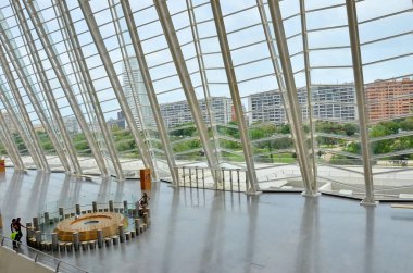 Valencia 'daki Bilim Müzesi' nde.