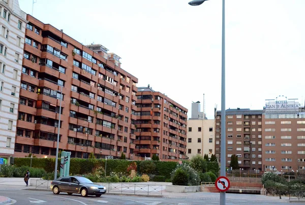 Byggnader Staden Valladolid — Stockfoto