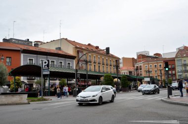 Valladolid şehrinde bir sokak.
