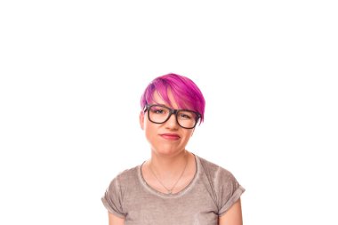 erkek dudakları fotoğraf makinesi ile şikayetçi ifade arıyorum şüpheci Gücenmek