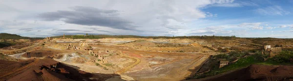 Vue d'ensemble de la région d'Achada do Gamo à la mine abandonnée de Sao Domingos — Photo