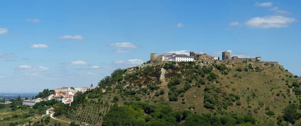 Castillo de Palmela y panorama histórico del pueblo — Foto de Stock