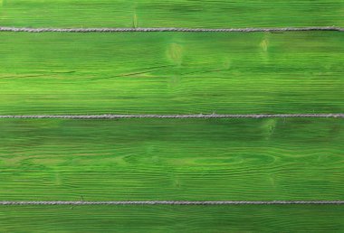 Yeşil Ahşap doku arka plan eski ip ile