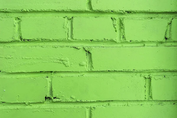 old green vintage brick wall texture background