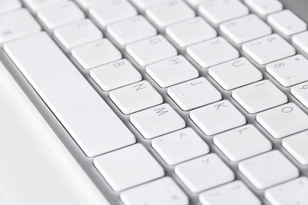 Vista de cerca de las teclas de teclado de un ordenador — Foto de Stock