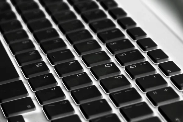Close up view of a computer keyboard keys — Stock Photo, Image