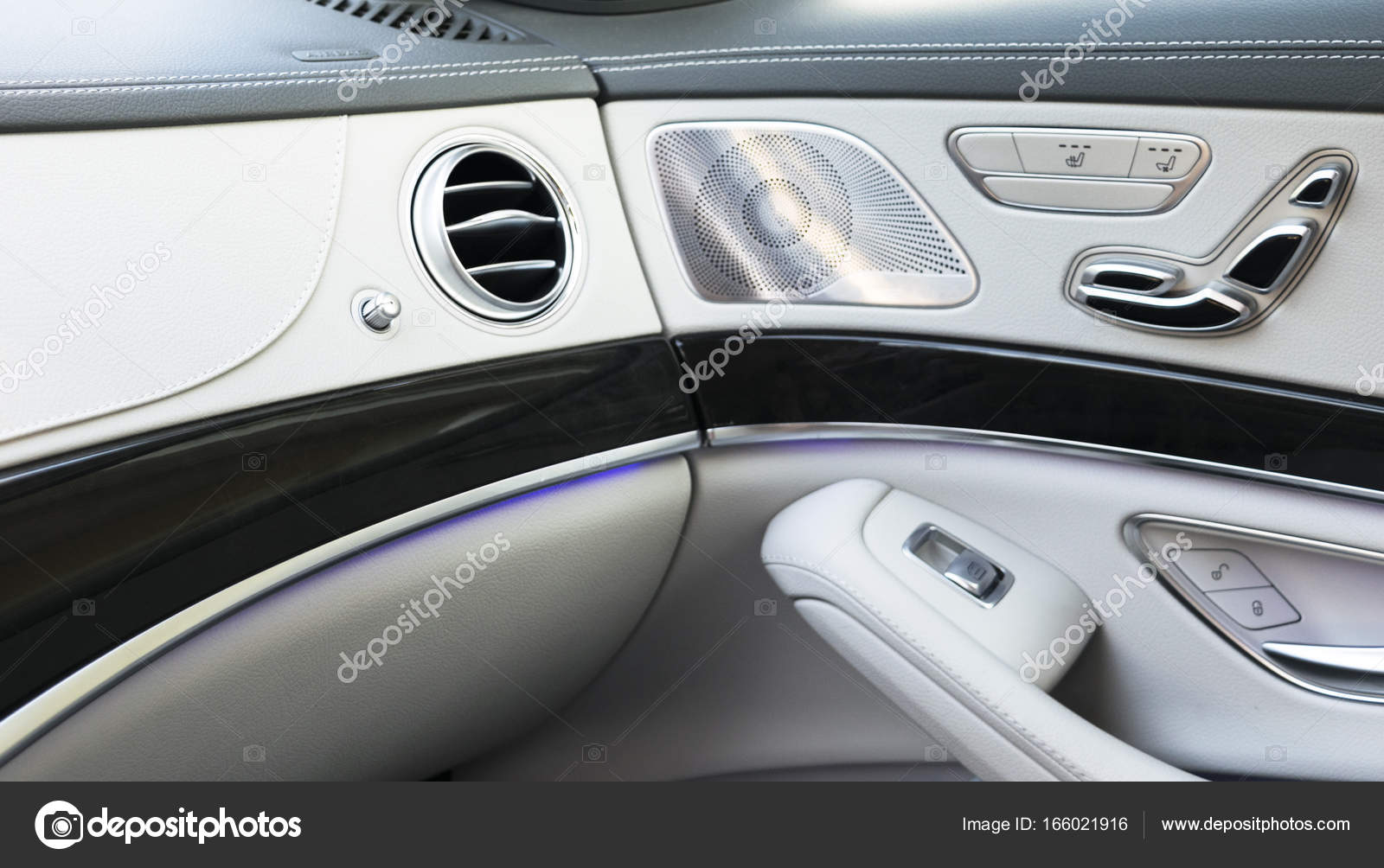 Ac Ventilation Deck Luxury Car Interior Door Handle With