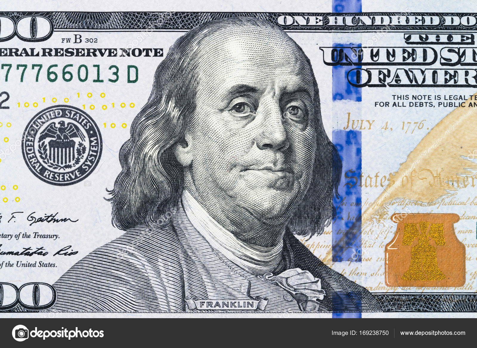 Benjamin Franklin 100 Dollar Bill Stacks