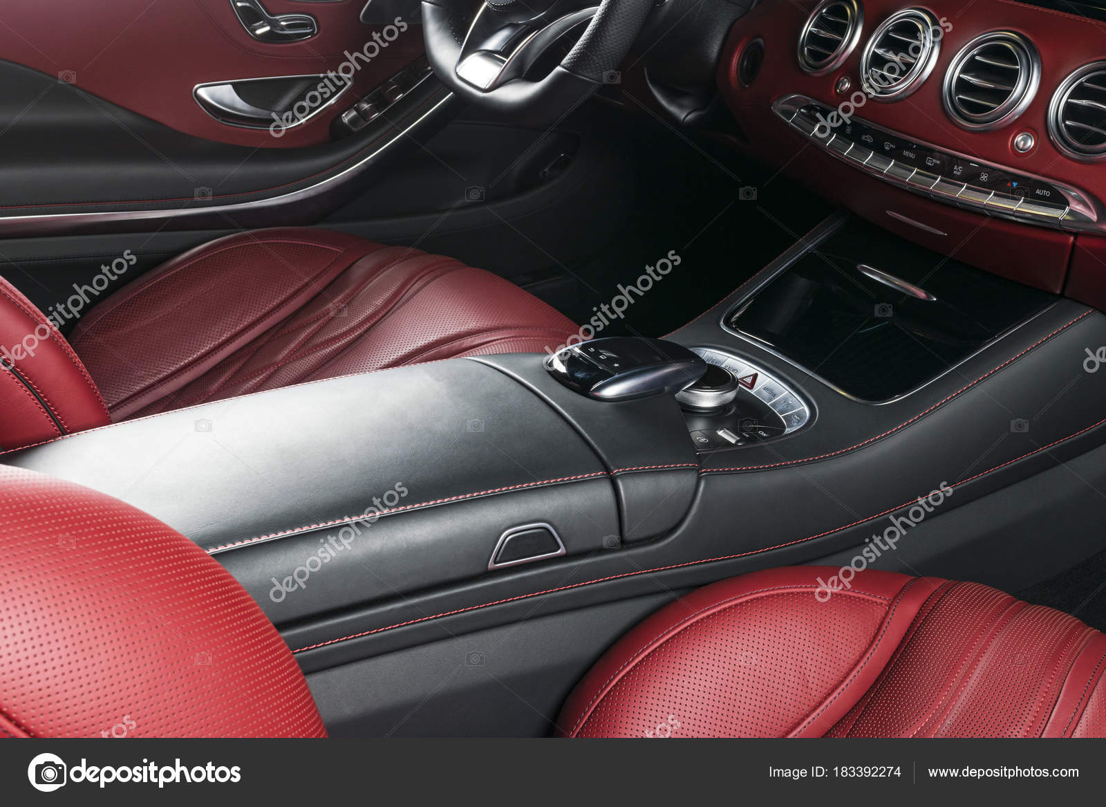 Modern Luxury Car Interior Prestige Modern Car Comfortable