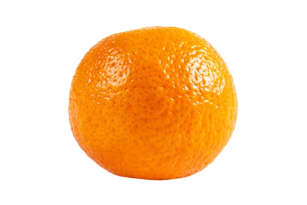 Mandarin isolated on white background. Juicy and fresh mandarine isolated over white with copy space and clipping path — 스톡 사진
