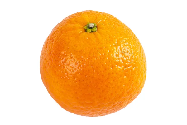 Mandarin isolated on white background. Juicy and fresh mandarine isolated over white with copy space and clipping path — 스톡 사진