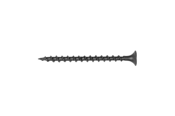 Self Tapping Metal Screw Isolated White Background Self Tapping Screws — Stock Photo, Image
