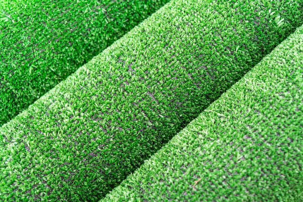 Τεχνητό Γρασίδι Υφή Τεχνητή Τύρφη Φόντο Πράσινο Τεχνητό Γρασίδι Ρολό — Φωτογραφία Αρχείου