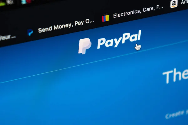 Sankt Petersburg Rusia Mayo 2020 Icono Aplicación Paypal Primer Plano — Foto de Stock