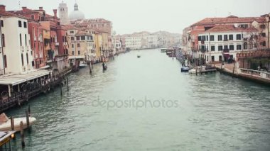 Ponte degli Scalzi zaman atlamalı, İtalya, Venedik görünümünden Grand Canal