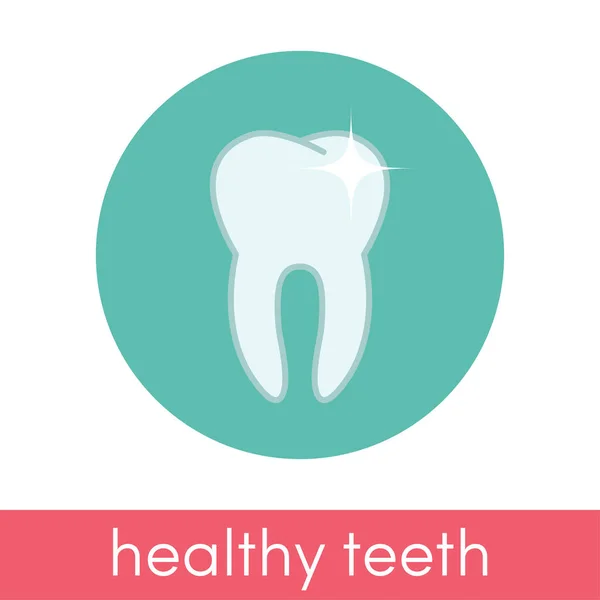 Concepto de dientes sanos — Archivo Imágenes Vectoriales