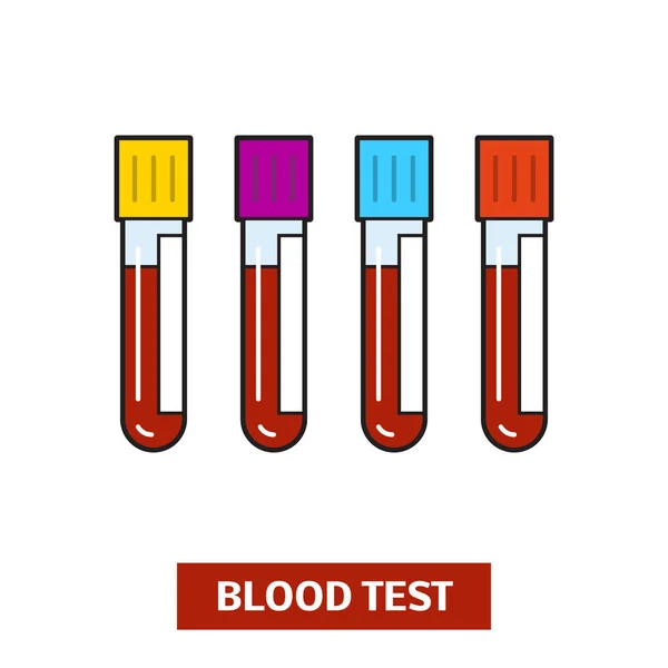 Bluttest-Konzept — Stockvektor