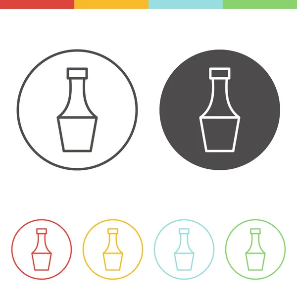 Set of bottles icons — Stock Vector