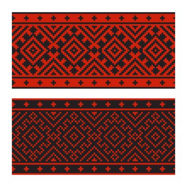 Etnik Ukraynalı Dikişsiz desen