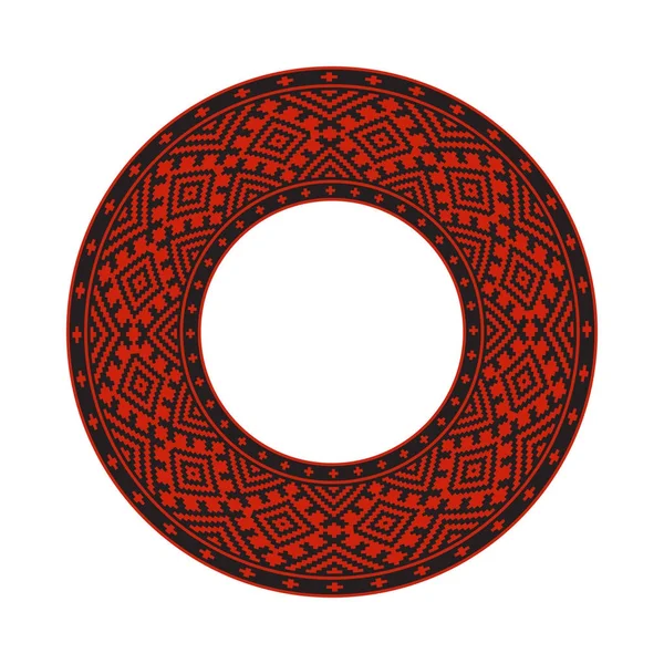 Yuvarlak geleneksel Ukrayna süsleme