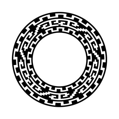 Yuvarlak geleneksel Ukrayna süsleme