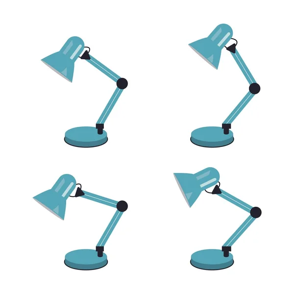 Set di lampade da lettura — Vettoriale Stock