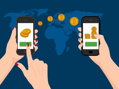 Smartphone ile Bitcoin ödeme
