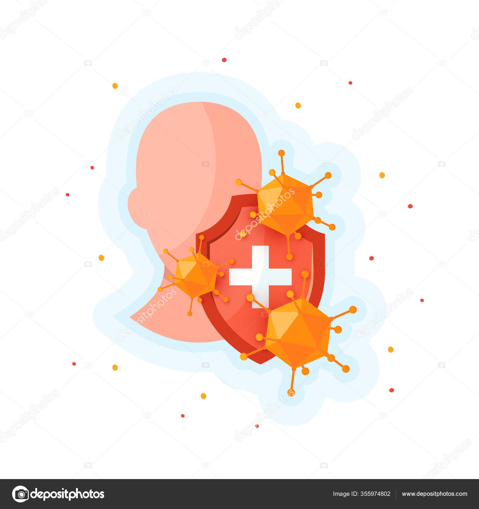 Immune system icon in cartoon style, vector Stock Vector Image by ©marina_ua #355974802 Immune system icon in cartoon style, vector Stock Vector Image by ©marina_ua #355974802