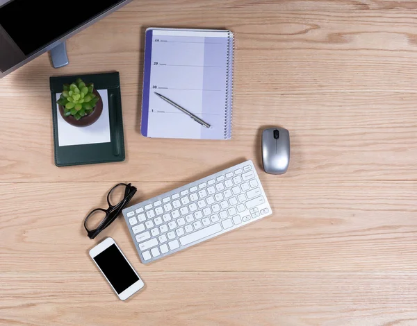 Office Masaüstü kırmızı oa üzerinde genel gider görünümünde basit iş öğelerini ile