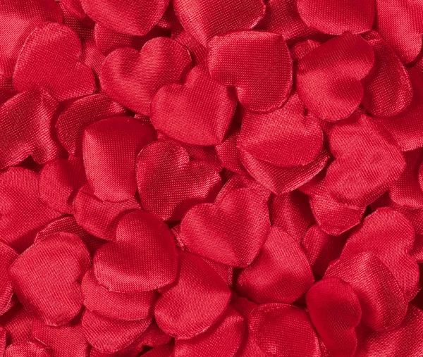 バレンタインの日の休日のための赤いハートの形 — ストック写真