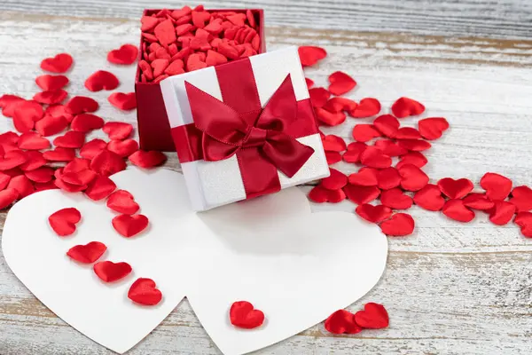 Srdce cukroví pro valentinky den — Stock fotografie