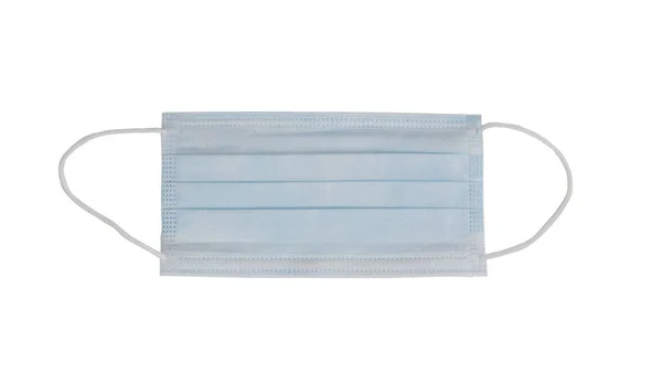 코로나 바이러스로부터 보호하기 의료용 마스크 배경에 고립되어 — 스톡 사진