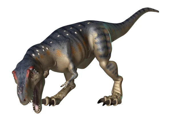 3D rendering dinosaurie Tyrannosaurus på vit — Stockfoto