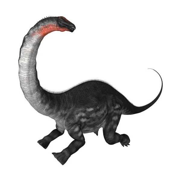 3D rendering dinoszaurusz Apatosaurus, fehér — Stock Fotó