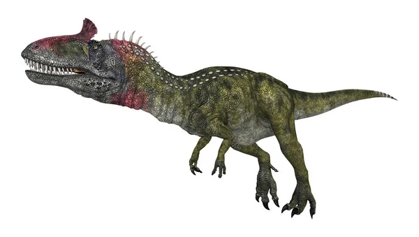 3D rendering dinosaurie Cryolophosaurus på vit — Stockfoto