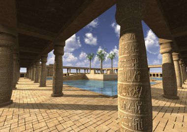 3D render Mısır Palace