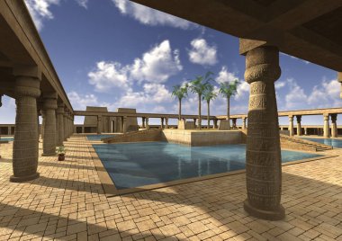 3D render Mısır Palace