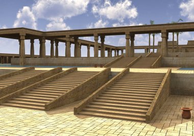 3D render Mısır Palace