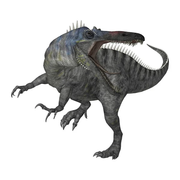 Dinosauro di rendering 3D Suchomimus su bianco — Foto Stock