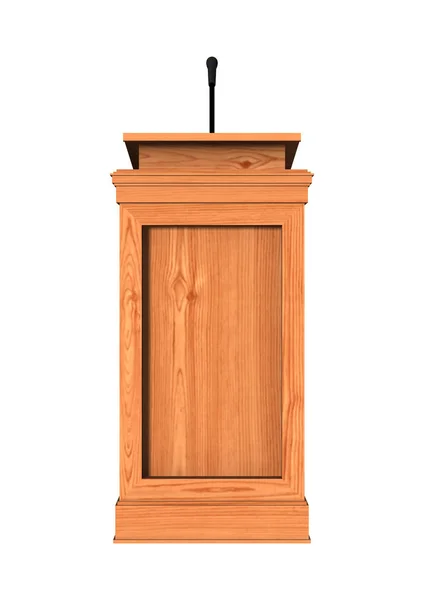Representación 3D del podio en blanco — Foto de Stock
