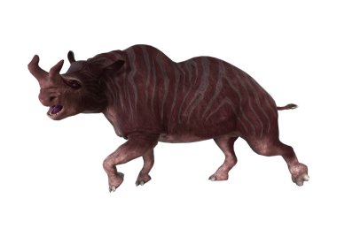 3D render Kiroi hayvan beyaz