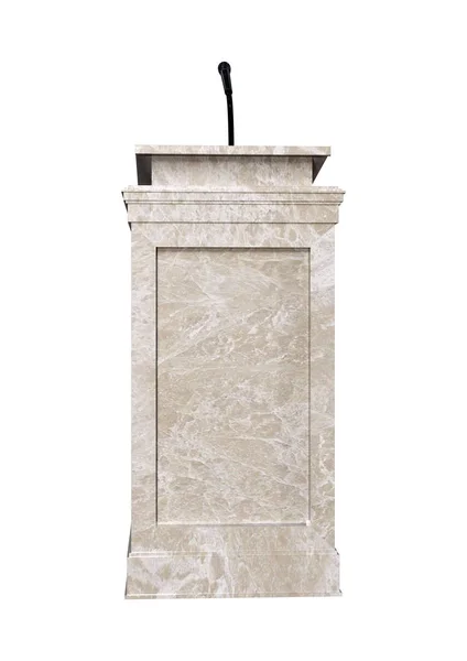 3D Rendering Podium on White — Stock Photo, Image