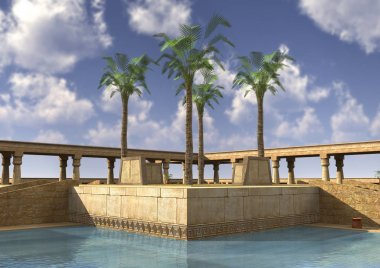 3D render Mısır Palace