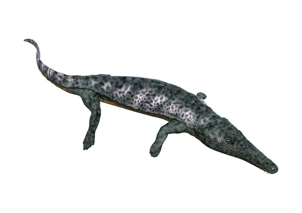 3D Arquegossauro renderização em branco — Fotografia de Stock