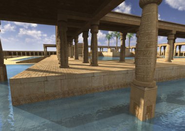 3D render Mısır Palace