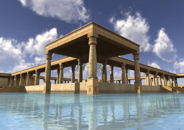 3D render Mısır Palace